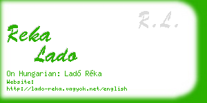 reka lado business card